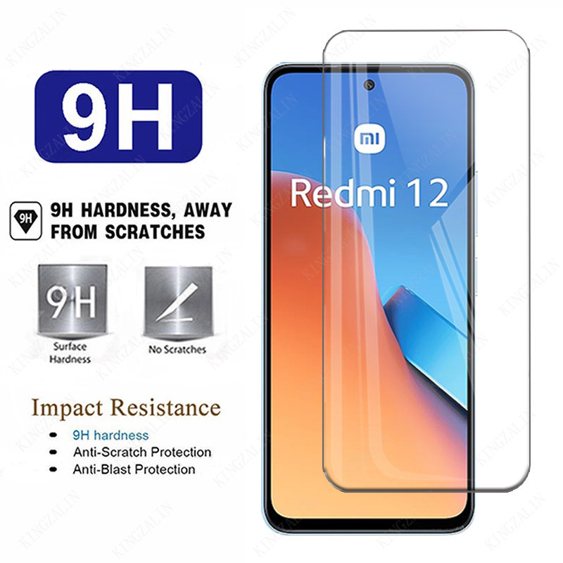 Tempered Glass for Xiaomi Redmi 12 12R 12C 12 5G 13C Full Coverage Protective Glass Screen Protection for Xiaomi Redmi 12 Glass