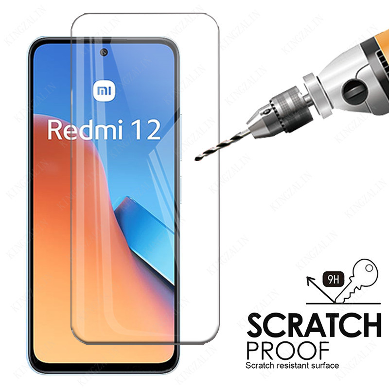 Tempered Glass for Xiaomi Redmi 12 12R 12C 12 5G 13C Full Coverage Protective Glass Screen Protection for Xiaomi Redmi 12 Glass