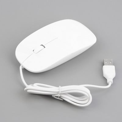 2.4GHz 3D 1200dpi Кабелна оптична мишка Ultra Slim 4 цвята Висококачествени мишки USB за PC лаптоп