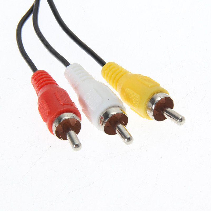 1,8 m audio video HDTV komponentu AV kabelis uz RCA PS2/PS3/PS3 Slim HD vairāku izeju kompozītmateriālu RCA kabelis Sony Playstation 3