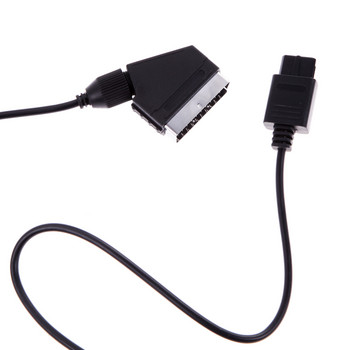 1,8 м AV/TV Video Scart RGB кабел Gaming Euro Scart Plug Стерео видео кабел за Nintendo SNES Gamecube и конзола N64