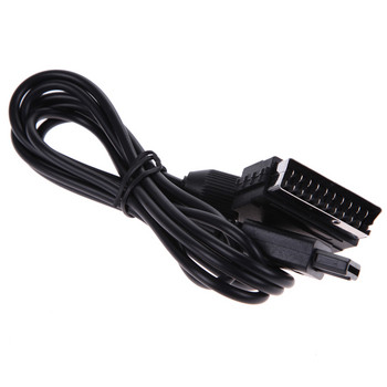 1,8 м AV/TV Video Scart RGB кабел Gaming Euro Scart Plug Стерео видео кабел за Nintendo SNES Gamecube и конзола N64
