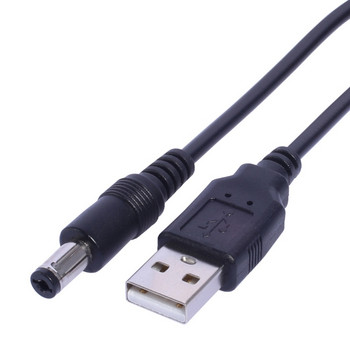 Универсален кабел USB към DC5,5 x 2,1 мм за различни устройства Захранващ кабел U4LD