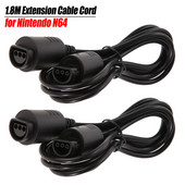 1/2 τμχ Νέο καλώδιο προέκτασης ελεγκτή 1,8 μέτρου για χειριστήρια Nintendo N64 Extender Lead Gamepad Gamepad