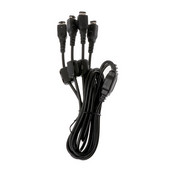 Καλώδιο σύνδεσης USB 4 Player Καλώδιο σύνδεσης τροφοδοτικού Καλώδιο γραμμής σύνδεσης με ασφαλή προστασία για Gba GBC Gameboy