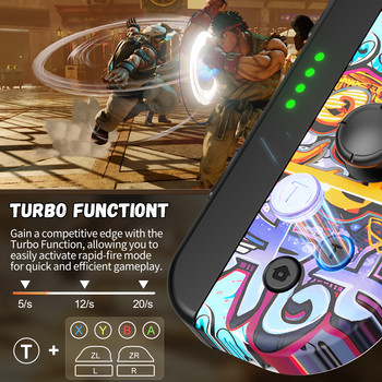За Nintendo Switch/iOS/Android/PC Безжичен контролер за видеоигри Trubo Control Console Джойстик За Bluetooth електроника