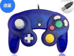 4 krāsu USB interfeisa vadu spēļu kontrolieris spēļu paneļa kursorsviras spēles ar diska draiveri PC spēlēm NAV paredzētas NGC