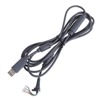 Висококачествен USB 4-пинов кабел Кабел за кабел + отделящ се адаптер Замяна за аксесоари за контролер Xbox360