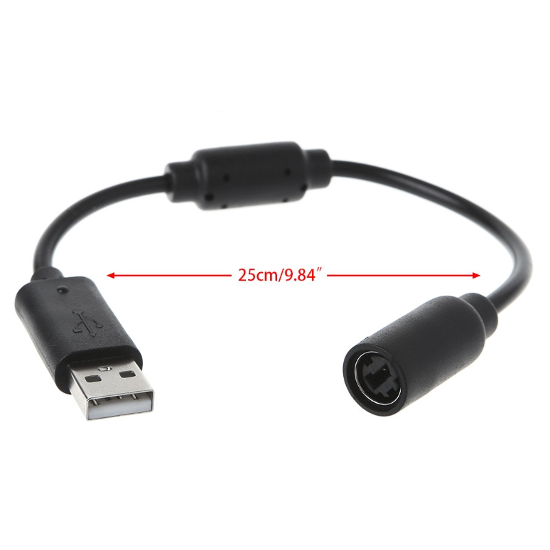 USB Breakaway kábel adapter kábel csere Xbox 360 játékvezérlőhöz