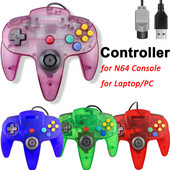 Kontrolieris priekš Nintendo64 Retro konsoles Vadu kursorsvira Nintendo 64 Mem konsoles spēļu pults N64 PC Control Gaming Joypad