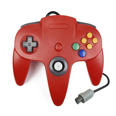Kontrolieris priekš Nintendo64 Retro konsoles Vadu kursorsvira Nintendo 64 Mem konsoles spēļu pults N64 PC Control Gaming Joypad
