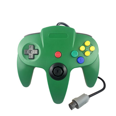 Kontrolieris priekš Nintendo64 Retro konsoles Vadu kursorsvira Nintendo 64 Mem konsoles spēļu pults N64 PC Control Gaming Joypad