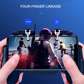 Универсален L1R1 геймпад джойстик геймпад тригер за Pubg Mobile Fire Button Shooter Мобилен телефон PUBG Game Controller