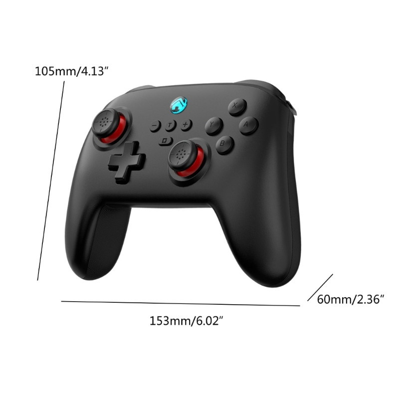 Gamepad wireless compatibil Bluetooth pentru controler de joc NS SwitchPro Trezire prin vibrație reglabilă pentru PC SwitchPro P9JB