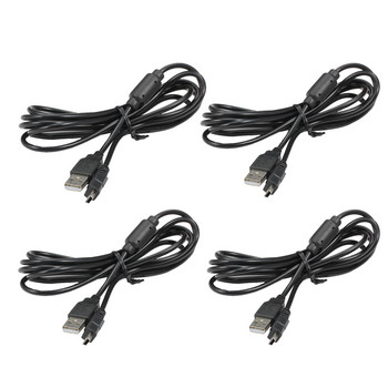 За Playstation 3 1.8M USB кабел за зареждане Безжична игрова конзола Контролери Charing Cord Wire Line с магнитен пръстен за Sony PS3
