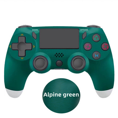 Bezvadu kontroliera spēļu pults 6 asu dubultā vibrācija ar LED gaismas joslu Kursorsviras vadības pults PS konsolei / personālajam datoram/iPad/Andriod/iPhone