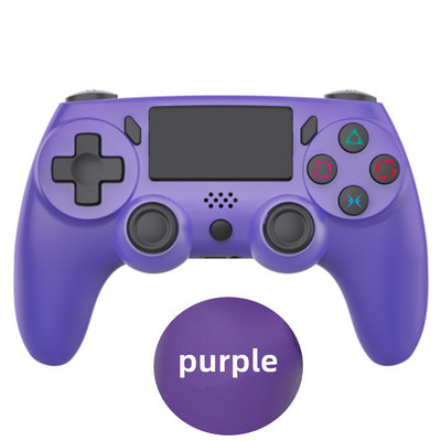 Bezvadu kontroliera spēļu pults 6 asu dubultā vibrācija ar LED gaismas joslu Kursorsviras vadības pults PS konsolei / personālajam datoram/iPad/Andriod/iPhone