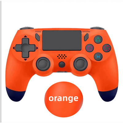 Bezvadu kontroliera spēļu pults 6 asu dubultā vibrācija ar LED gaismas joslu Kursorsviras vadības pults PS konsolei / personālajam datoram/iPad/Andriod/iPhone