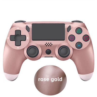 Bezvadu kontroliera spēļu pults 6 asu dubultā vibrācija ar LED gaismas joslu Kursorsviras vadības pults PS konsolei / personālajam datoram/iPad/Andriod/iPhone