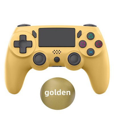 Bezvadu kontroliera spēļu pults 6 asu dubultā vibrācija ar LED gaismas joslu Kursorsviras vadības pults PS konsolei / personālajam datoram/iPad/Andriod/iPhone