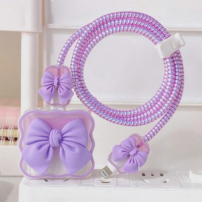 3D Love Heart töltővédő védőburkolat iPhone 15 14 13 12 11 töltőhöz 18W 20W szilikon tok kábeltekercselő tápadapter hüvely