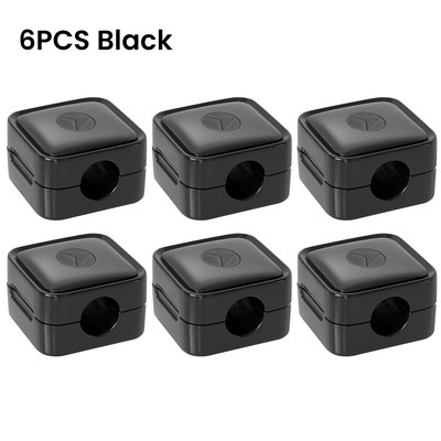 Mágneses telefonkábel-kezelő kapcsok Állítható kábeltároló kábeltartó Asztali kábelkezelés Vezetéktartó Kábelrendező csat