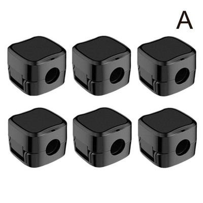 6X Agrafe magnetice pentru cablu pentru telefon Suport de cablu reglabil, neted, sub birou, Gestionare cabluri, Suport pentru organizator de cabluri