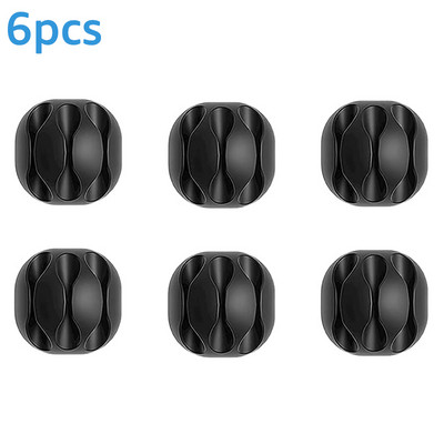 Silikoninis USB kabelio organizatorius Kabelio vyniotuvo valdymas Kabelio vyniojimo spaustukai Biuro darbalaukio sienelė Mobiliojo telefono pelė Laido laido laikiklis