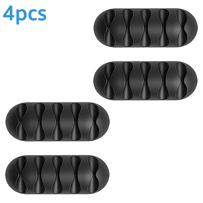 Silikoninis USB kabelio organizatorius Kabelio vyniotuvo valdymas Kabelio vyniojimo spaustukai Biuro darbalaukio sienelė Mobiliojo telefono pelė Laido laido laikiklis