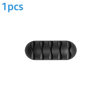 Silikoninis USB kabelio organizatorius Kabelio vyniotuvo valdymas Kabelio vyniojimo spaustukai Biuro darbalaukio sienelė Mobiliojo telefono pelė Laido laido laikiklis