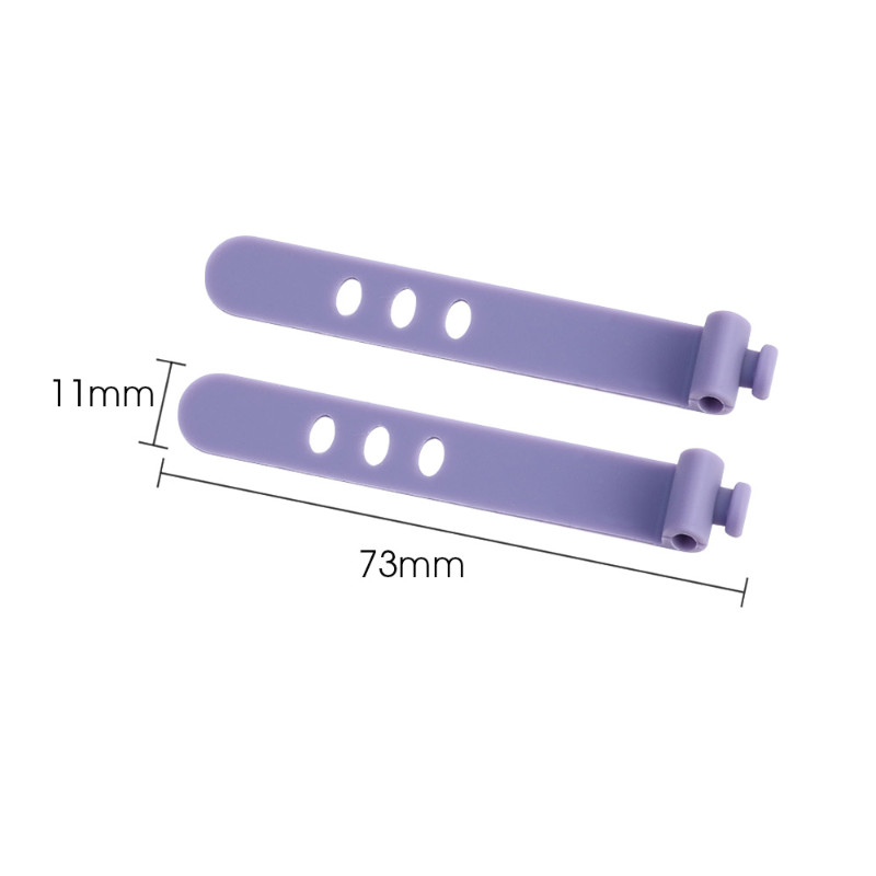 Silikono duomenų kabelio vyniotuvas ausinių segtukas Organizatoriaus laido raištis, skirtas maitinimo pelės ausinių įkrovikliui darbalaukio organizatoriaus kabeliams