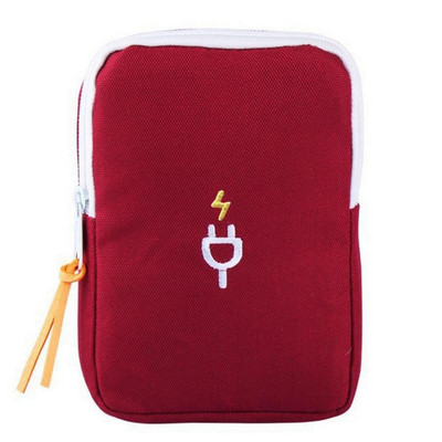 Pārnēsājams kabelis Digitālās uzglabāšanas somas Organizators USB sīkrīki Vadi Lādētājs Barošana Akumulators Rāvējslēdzējs Kosmētikas soma Korpuss Piederumi Prece