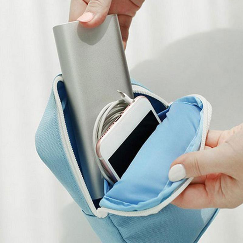 Pārnēsājams kabelis Digitālās uzglabāšanas somas Organizators USB sīkrīki Vadi Lādētājs Barošana Akumulators Rāvējslēdzējs Kosmētikas soma Korpuss Piederumi Prece