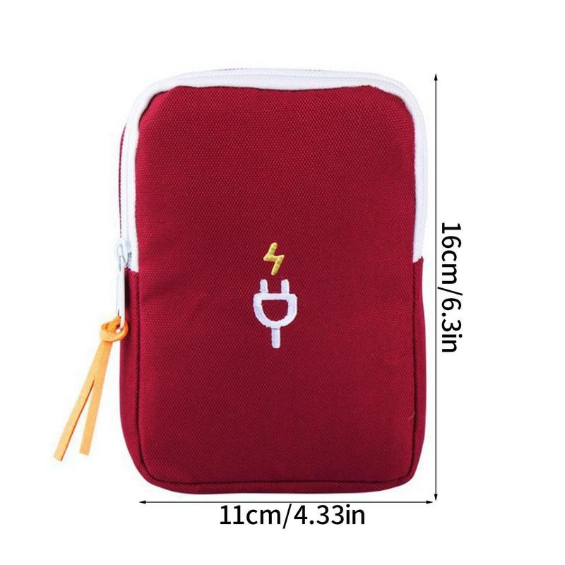 Pārnēsājams kabelis Digitālās uzglabāšanas somas Organizators USB sīkrīki Vadi Lādētājs Barošana Akumulators Rāvējslēdzējs Kosmētikas soma Korpuss Piederumi Prece