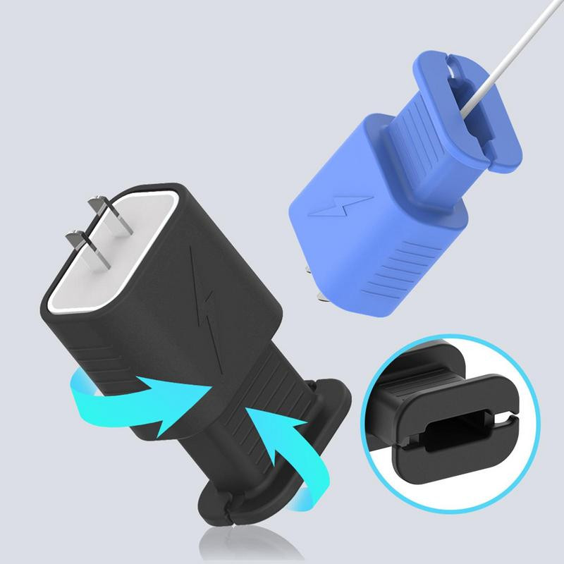 Datu kabeļa aizsargi lādētāja galvas apvalks AppleIphone 18/20w lādētāja korpusam pret krišanu tālruņa barošanas adaptera aizsargapvalks