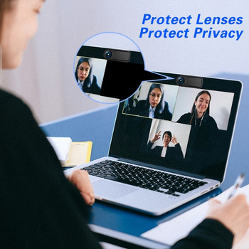 Капак за уеб камера Мобилен компютър Lenes Капак за камера за Iphone Samsung Ipad Anti-Peeping Protector Shutter Slider Стикер за поверителност