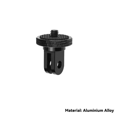 1/4 collas skrūvējams statīva adapteris 360, rotējošs stiprinājuma turētājs, kas paredzēts Go Pro 12 11 10 9 8 Insta360 One X X2 X3 X4 DJI kameras piederumi