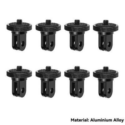 1/4 collas skrūvējams statīva adapteris 360, rotējošs stiprinājuma turētājs, kas paredzēts Go Pro 12 11 10 9 8 Insta360 One X X2 X3 X4 DJI kameras piederumi