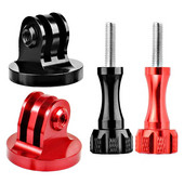 Aliuminio trikojo adapteris, skirtas monopodo laikikliui su CNC nykščiu varžtu, skirtas veiksmo kamerai Gopro 12 11 10 9 8 Insta360 X4Tripod DJI OSMO