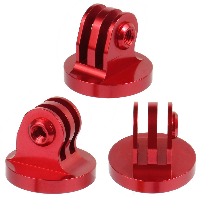 Aliuminio trikojo adapteris, skirtas monopodo laikikliui su CNC nykščiu varžtu, skirtas veiksmo kamerai Gopro 12 11 10 9 8 Insta360 X4Tripod DJI OSMO