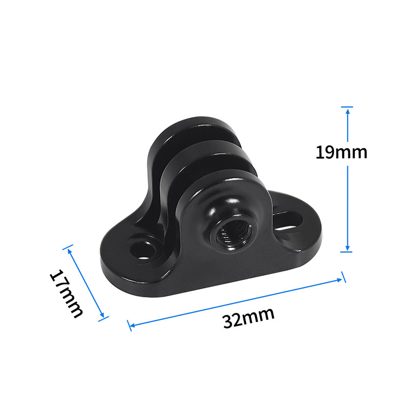 Darbības kameras turētājs mini velosipēda adaptera stiprinājuma pagarinājuma koda mērītājs Fiksēta sēdekļa pamatne 20 mm GoPro, kas paredzēts Garmin Bryton MTB velosipēdam