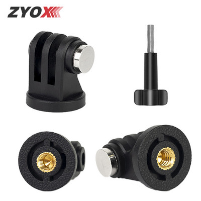 Gopro statiiviadapteri kinnitused 11 10 9 8 7 1/4-20 kruviadapter Go Pro DJI 4K EKEN H9R Yi Osmo Sjcam kaamera tarvikud
