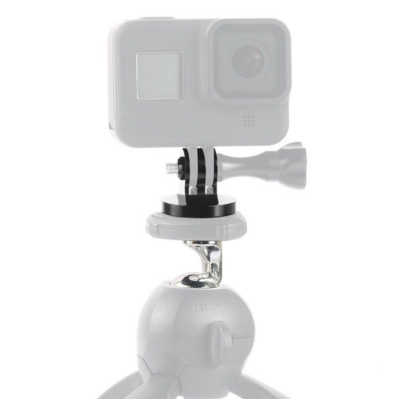 Gopro statīva stiprinājuma adapterim 1/4 vītnes adaptera CNC alumīnija sakausējumam GoPro For Hero 10 9 8 7 6 5 4 darbības kameras piederums