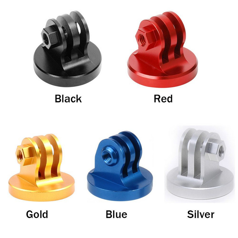 Gopro statīva stiprinājuma adapterim 1/4 vītnes adaptera CNC alumīnija sakausējumam GoPro For Hero 10 9 8 7 6 5 4 darbības kameras piederums