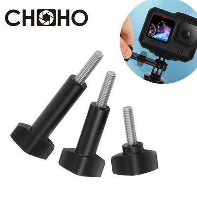 Gopro 11 Tartozékokhoz Ötvözet T fej hüvelykujj alumínium csavar CNC M5 gomb rozsdamentes csavar Go Pro Xiaomi DJI OSMO akciókamerához