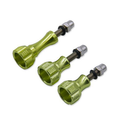 3 gab Alumīnija īkšķa kloķa skrūve, kas paredzēta GoPro Hero 7 6 5 4 Xiaomi Yi 4K Sjcam SJ4000 H9 korpusam statīva stiprinājuma kameras piederums