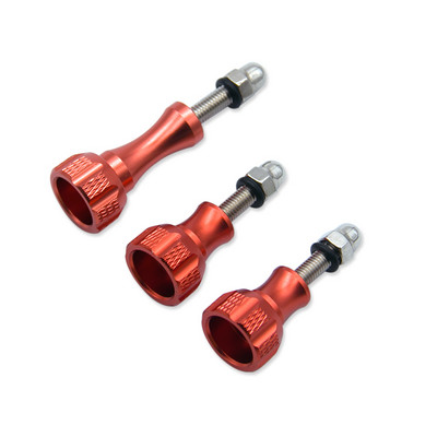 3 gab Alumīnija īkšķa kloķa skrūve, kas paredzēta GoPro Hero 7 6 5 4 Xiaomi Yi 4K Sjcam SJ4000 H9 korpusam statīva stiprinājuma kameras piederums