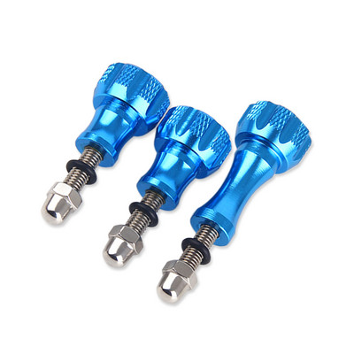 3 gab Alumīnija īkšķa kloķa skrūve, kas paredzēta GoPro Hero 7 6 5 4 Xiaomi Yi 4K Sjcam SJ4000 H9 korpusam statīva stiprinājuma kameras piederums