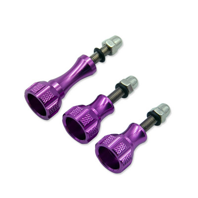 3 gab Alumīnija īkšķa kloķa skrūve, kas paredzēta GoPro Hero 7 6 5 4 Xiaomi Yi 4K Sjcam SJ4000 H9 korpusam statīva stiprinājuma kameras piederums