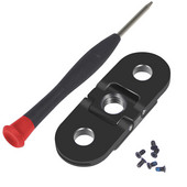 Metalinis trikojo tvirtinimo adapteris, skirtas GoPro Max GoPro Hero 10 9 Hero 8 tvirtinimo pagrindas veiksmo kamerai 1/4 colio skylės trikojo vienkojų adapteris